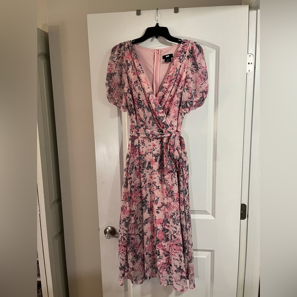 DKNY pink dress, size 12